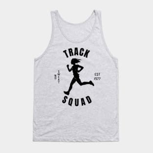 Womens Athletics Track Squad Girl Athlete Gift Tank Top